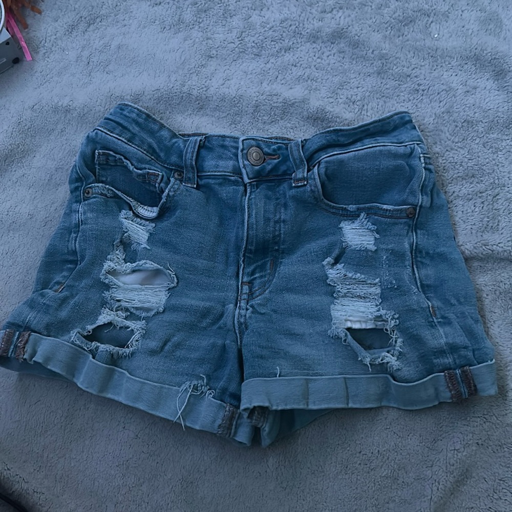 Brand: Aeropostale, Size: 4, -High Rise Denim Shorts